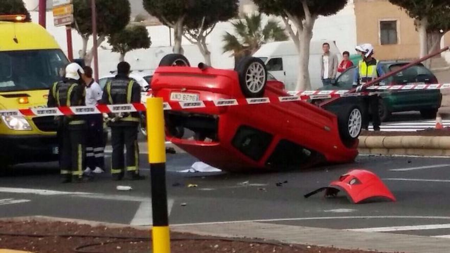 Un joven fallece en un accidente de tráfico en Fuerteventura