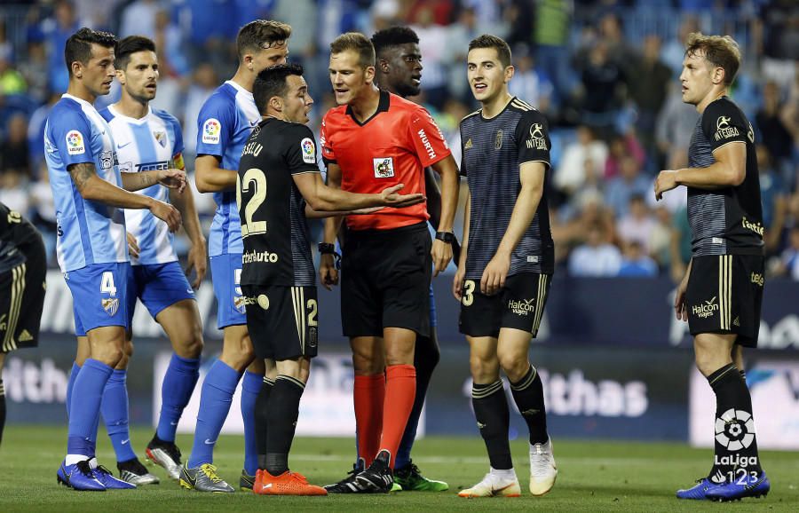 El conjunto de Víctor Sánchez del Amo golea al Real Oviedo con tantos de Adrián González, un golazo de Ontiveros y otro de Cifu pese a jugar con un hombres menos por la expulsión de Keidi Bare en la primera mitad.