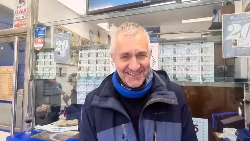 Amadeo, el protagonista del anuncio de la Lotería de Navidad, se convierte en "el ángel de la guarda de Logroño": "El Gordo es la 'rematadera'"