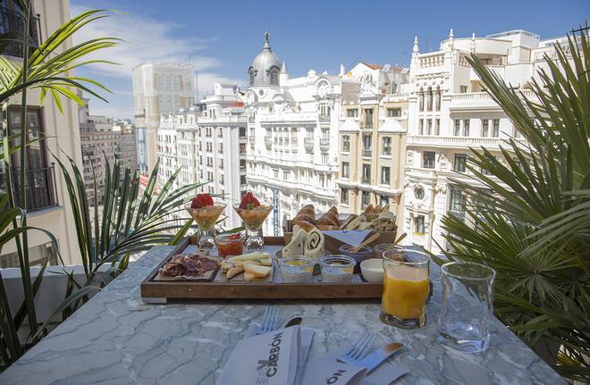 Brunch en El jardín de Diana, la terraza en la azotea del hotel Hyatt Centric Gran Vía de Madrid