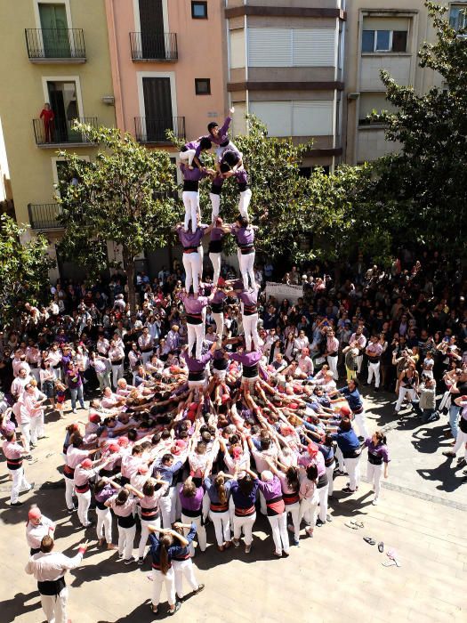 Sardanes i castells per acomiadar les Fires de Figueres