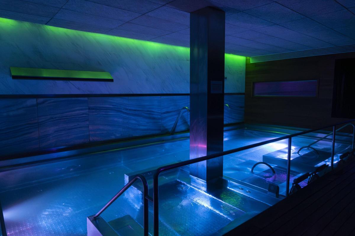 La zona del spa de Cap Valencia
