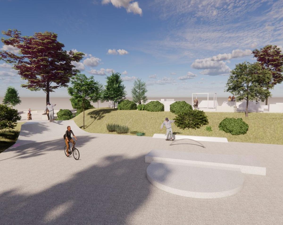 Una recreación del futuro Parque Lugrís de Bueu.