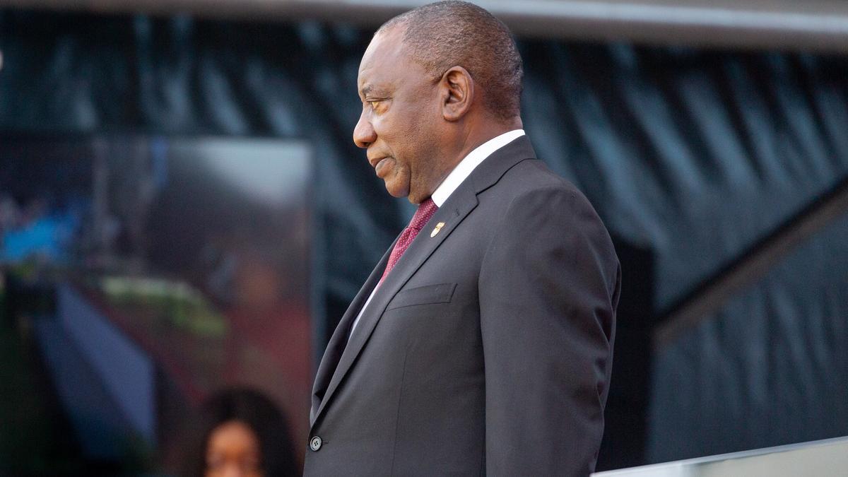 El presidente de Sudáfrica, Cyril Ramaphosa