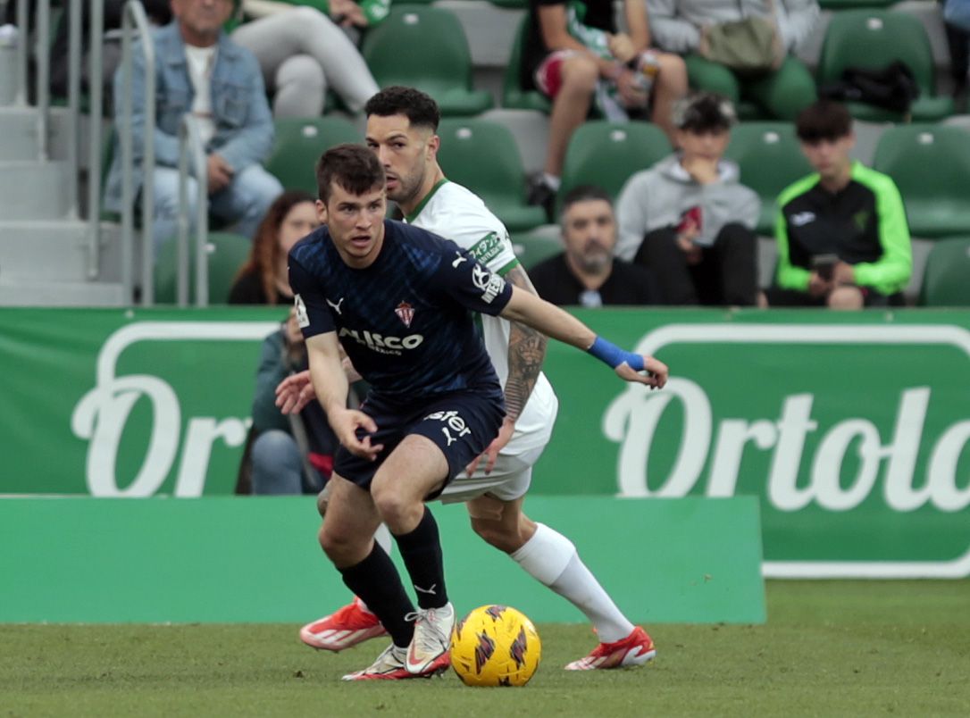 Así fue el partido Elche - Sporting