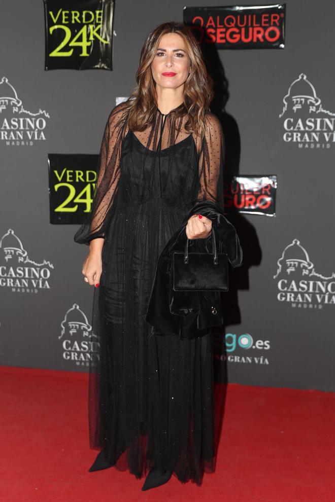 Nuria Roca con vestido negro de forte_forte