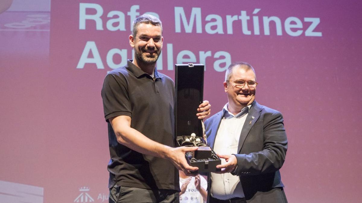 El santpedorenc Rafa Martínez rep el premi Bages per la seva extensa carrera a la Lliga ACB