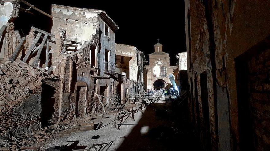 El Pueblo Viejo de Belchite es un escenario habitual en la noche de Halloween