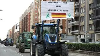 Nueva movilización de agricultores en Zaragoza: "Ya han pasado dos meses y aún no hemos conseguido nada"