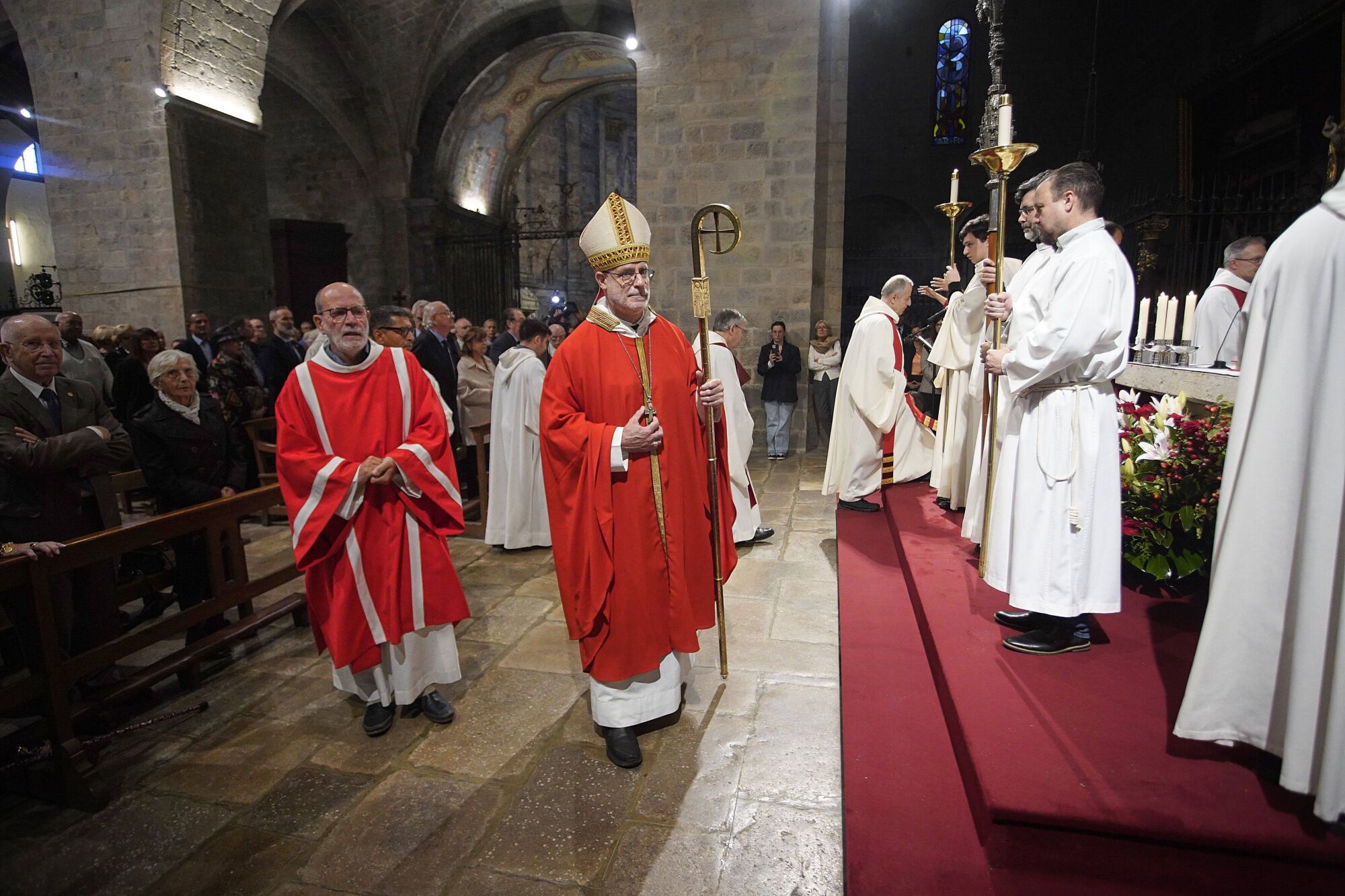 Girona Basílica de Sant Feliu missa de Sant Narcís El Bisbe de Girona evoca Sant Narcís per combatre "la guerra, la fam i la manca d'una vida digna"