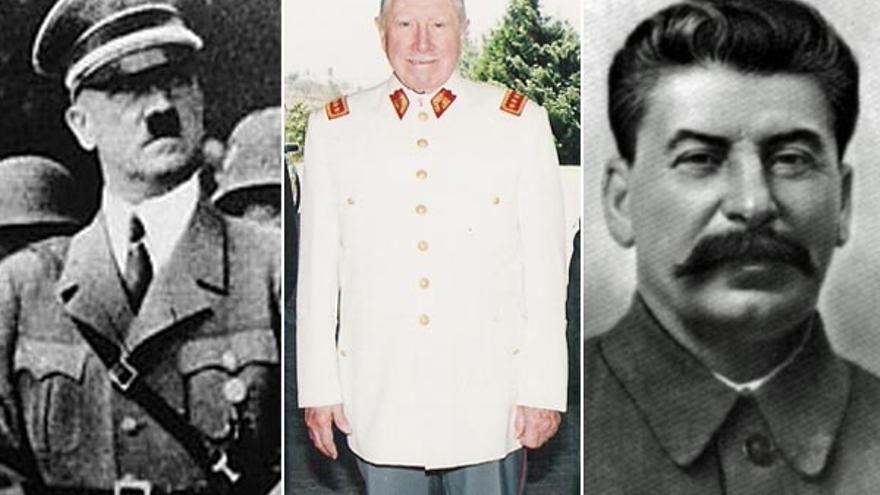 Hitler, Pinochet y Stalin.