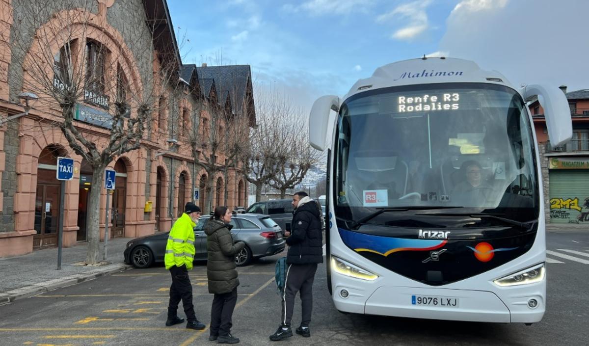 El bus alternatiu de l'R3 a Puigcerdà