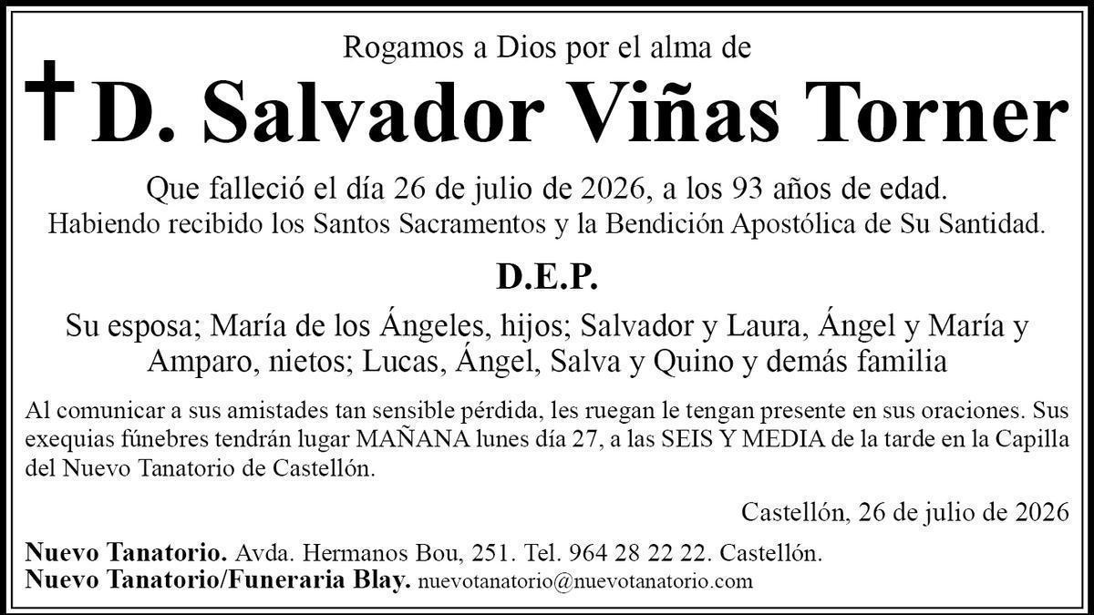D. Salvador Viñas Torner