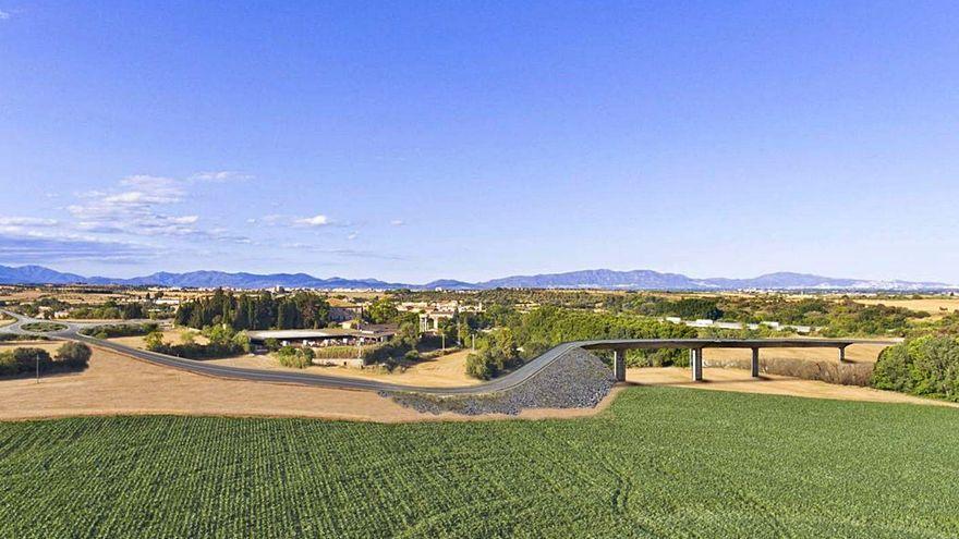 La Diputació defensa l&#039;obra a la carretera de Vilafant amb un pont de 120 metres sobre el Manol