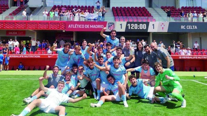 César mete al Celta juvenil en semifinales de la Copa de Campeones