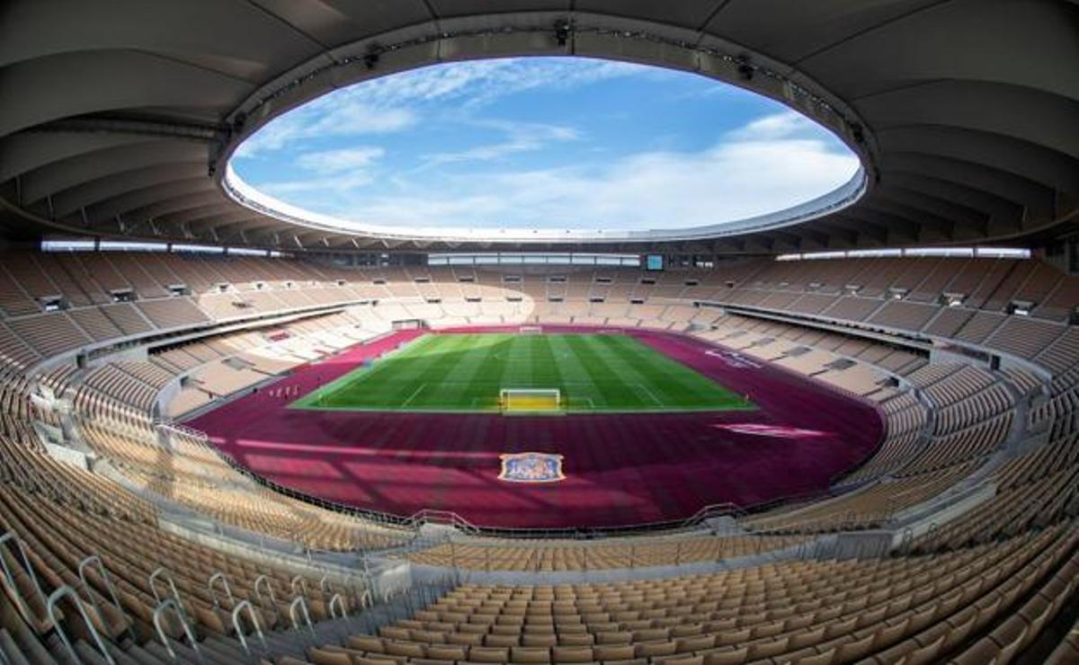 Imagen de archivo del estadio de La Cartuja, Sevilla. 