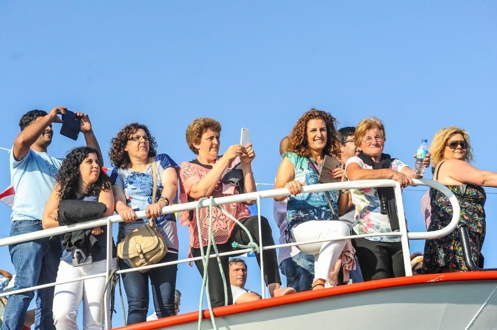 Procesión de la Virgen del Carmen 2017 en Arousa