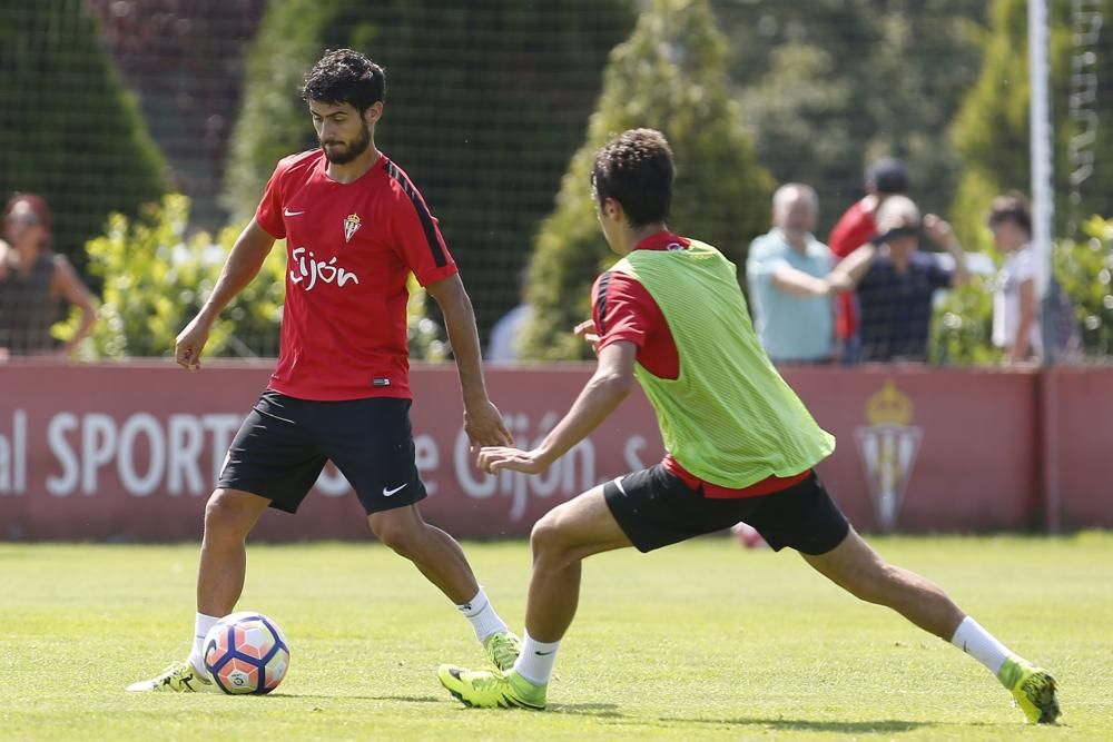 Entrenamiento del Sporting