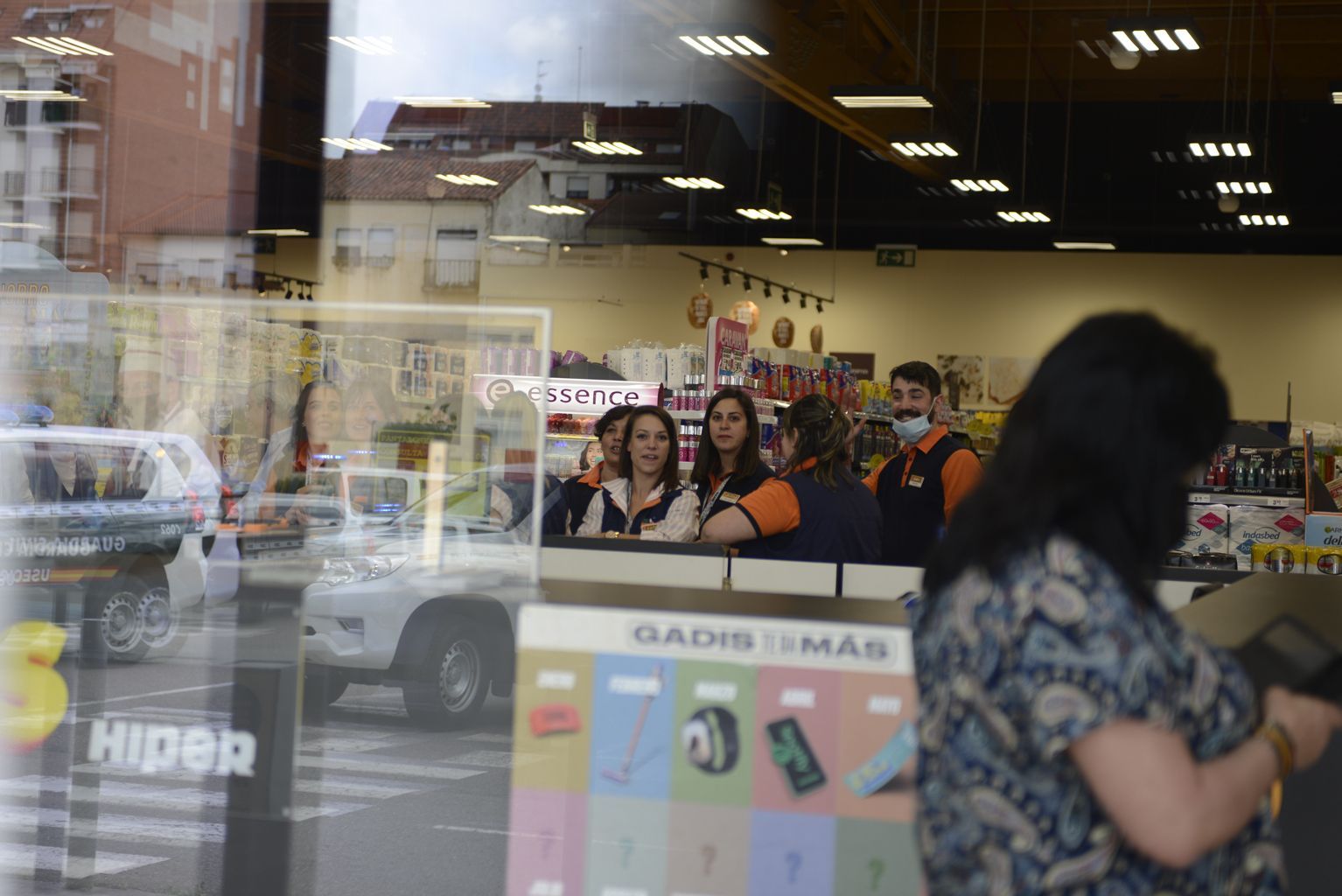 Así actuaría la Guardia Civil en caso un ataque terrorista a un supermercado en Benavente