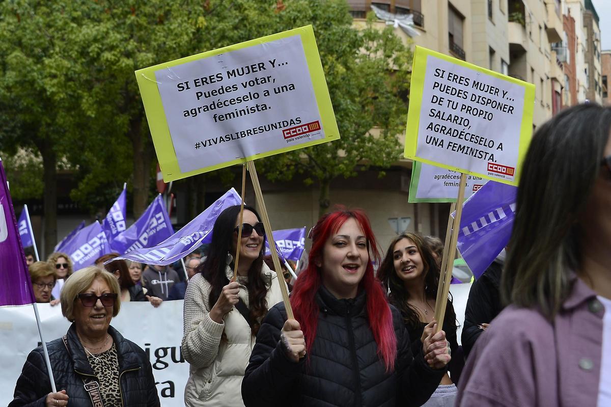 Manifestacion 8 M en Elche
