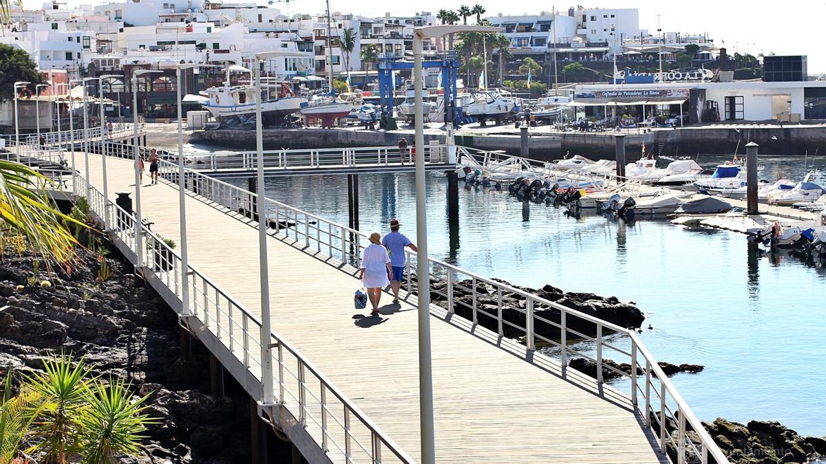 Puerto de La Tiñosa, en Puerto del Carmen.