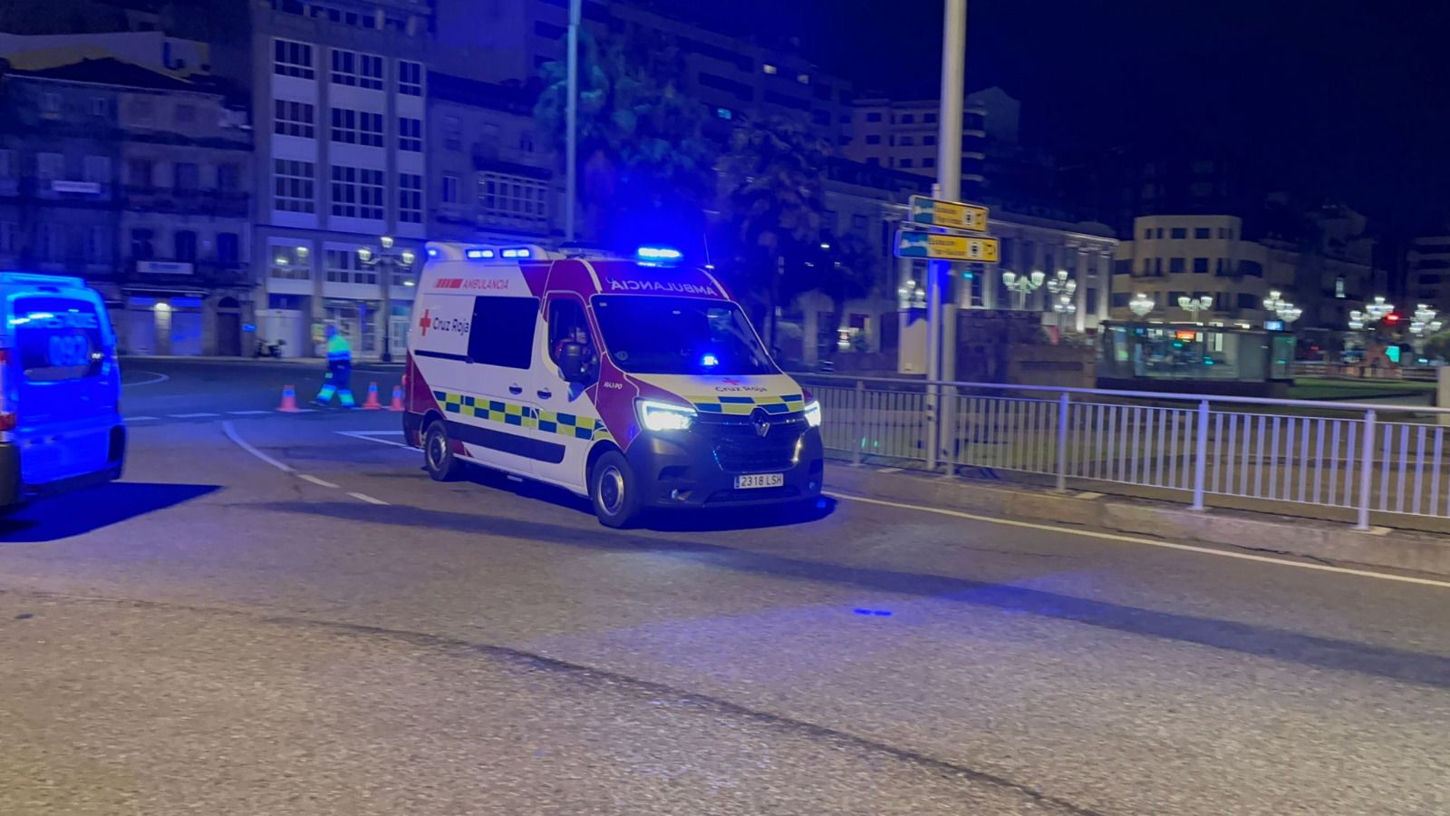 Simulacro en el túnel de Beiramar de Vigo