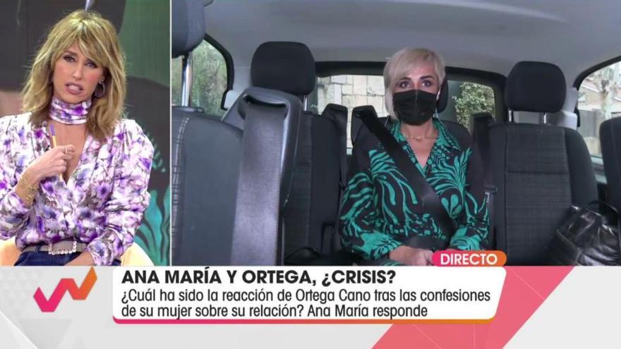 Ana María Aldón asegura que ha hablado con José Ortega Cano y este &quot;ha reaccionado&quot;