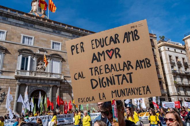 "Un Govern que diu ser 'de tothom' no pot ignorar a posta una part del professorat"