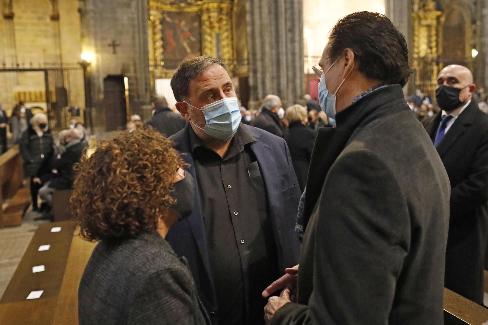 La Catedral de Girona s'omple per acomiadar Francesc Pardo