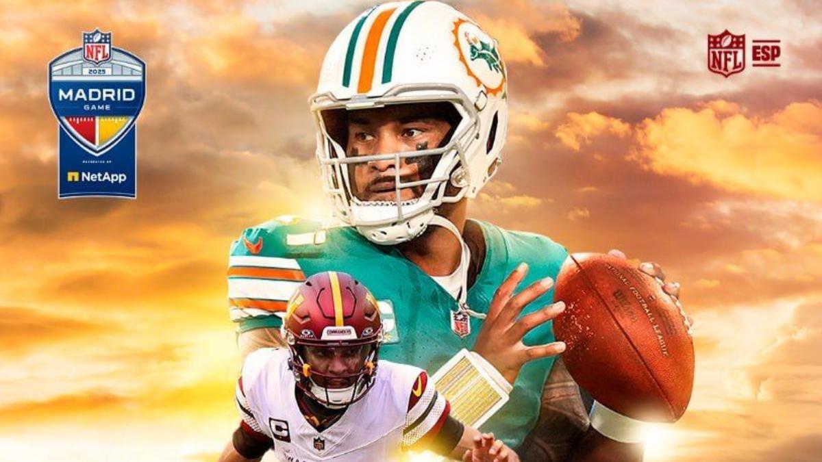 Dolphins  y Commanders se enfrentarán en el Bernabéu