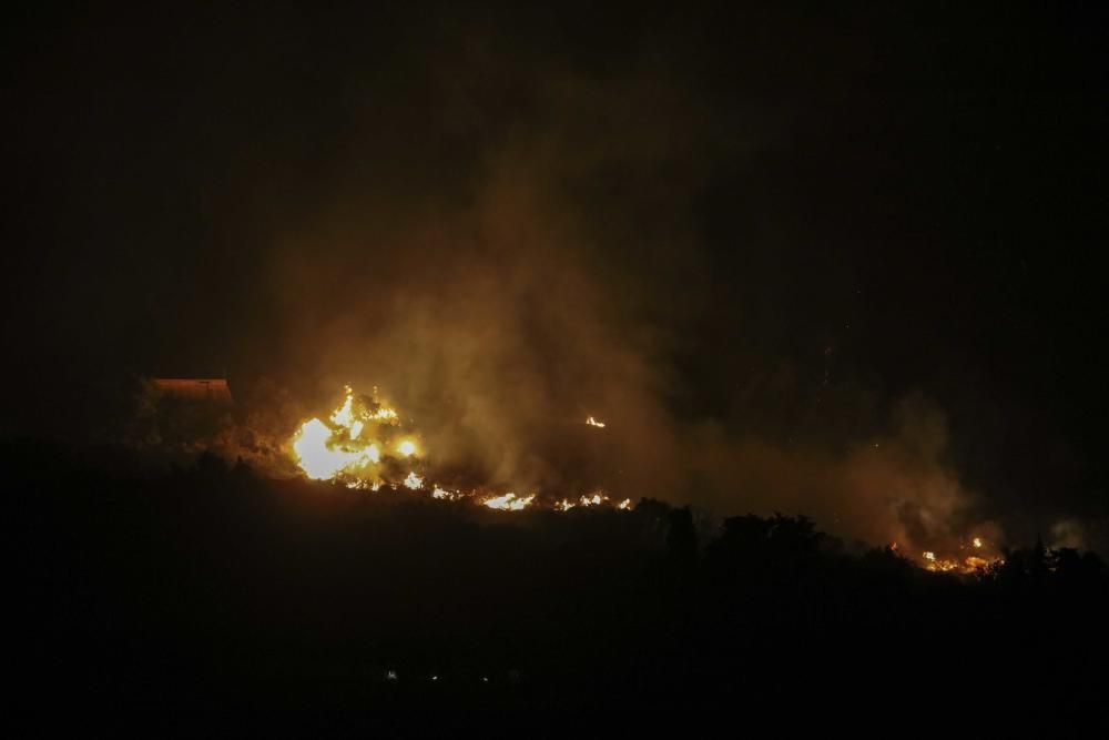 Feuer Port de Pollença Mallorca