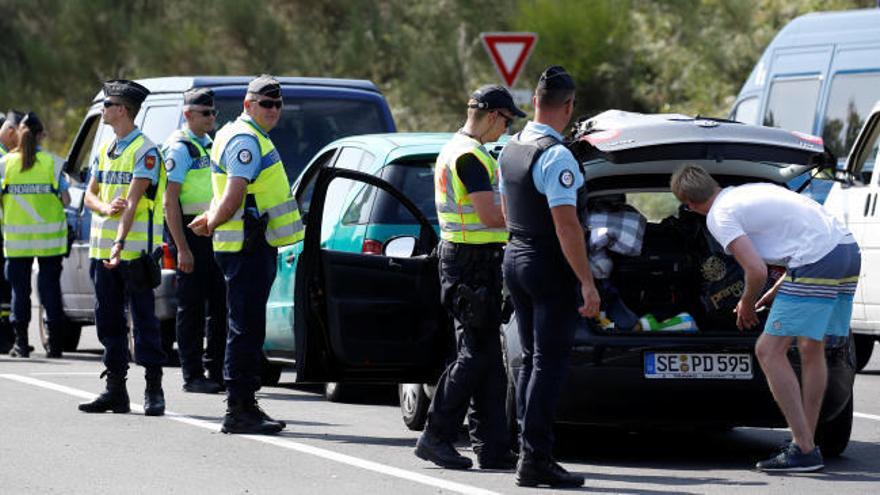 Máxima seguridad en la frontera entre España y Francia