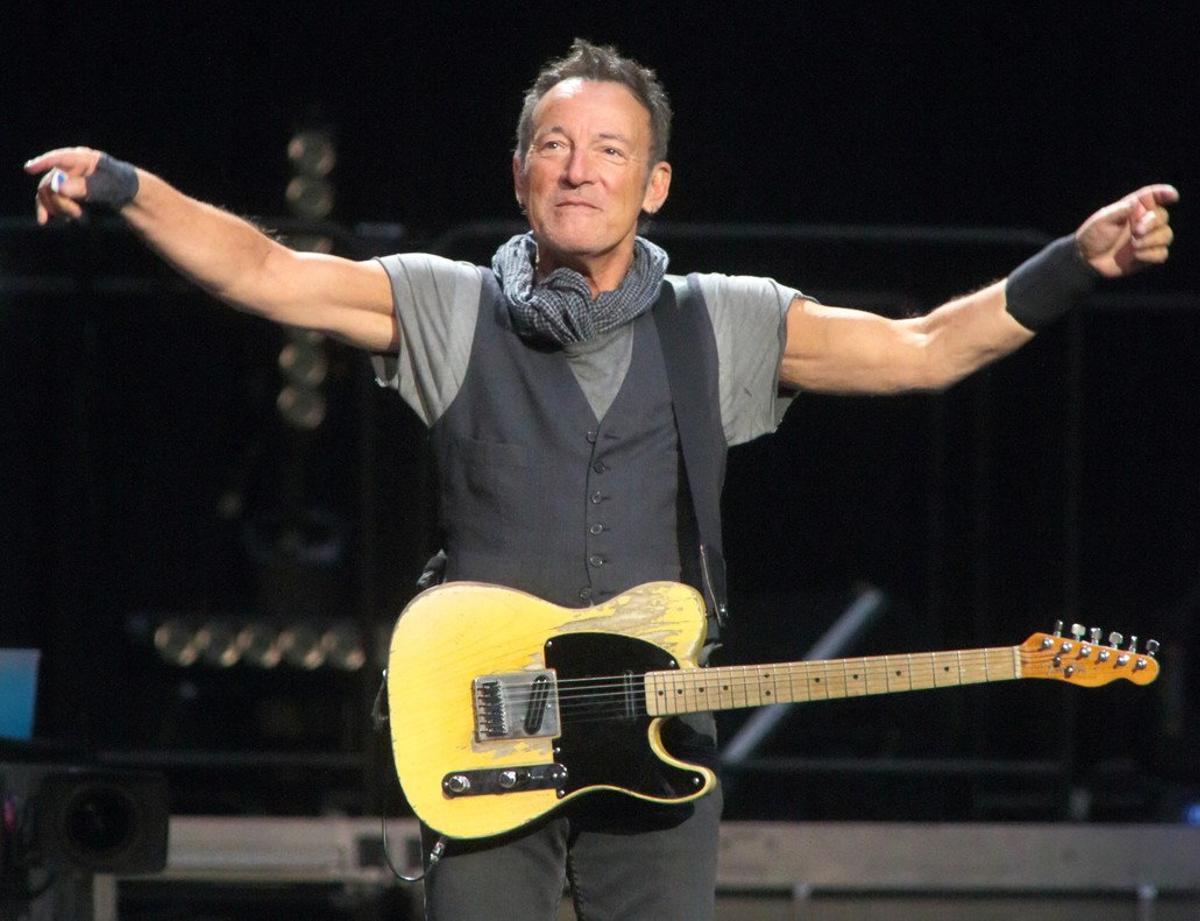 Bruce Springsteen, en concierto.