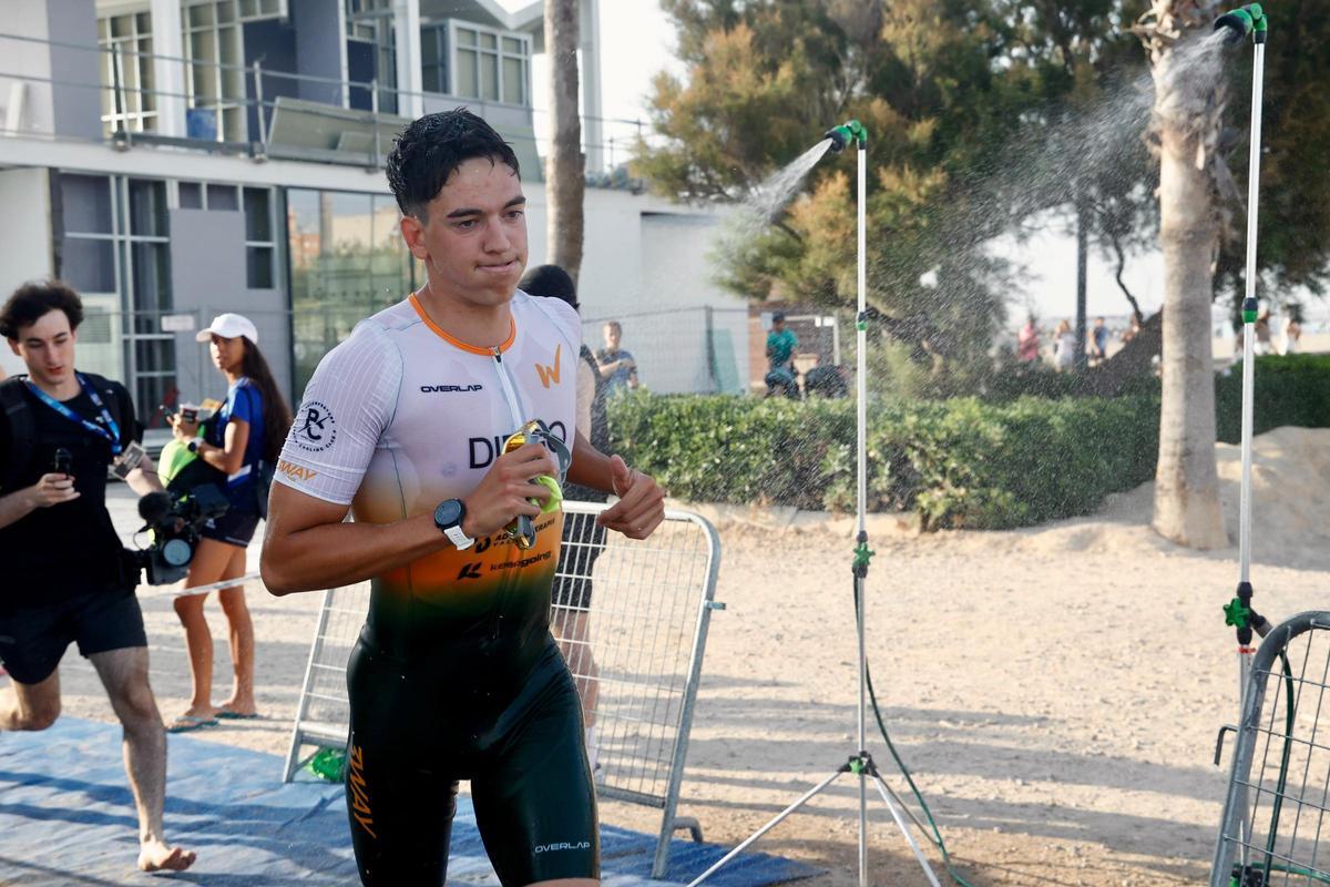 Uno de los participantes del MTRI Valencia, en la prueba de este domingo.