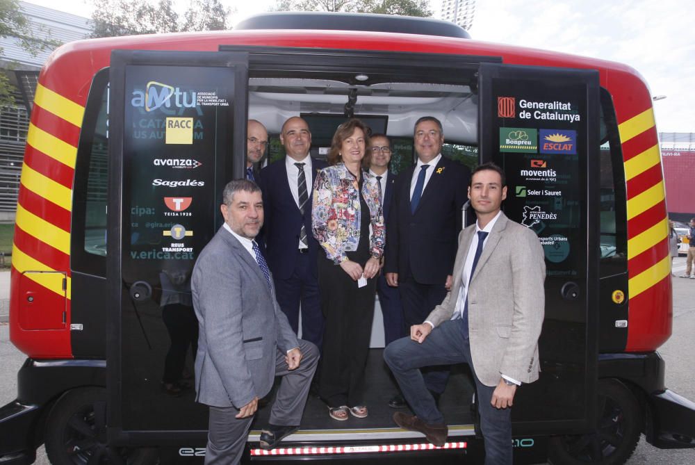 Arriba el primer bus sense conductor a Girona