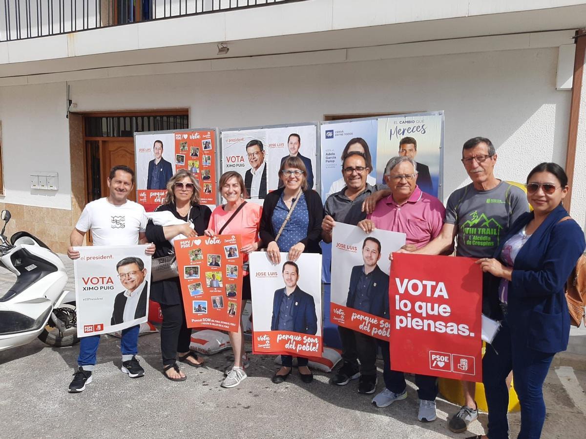 Primeros actos de campaña en la Costera y la Vall