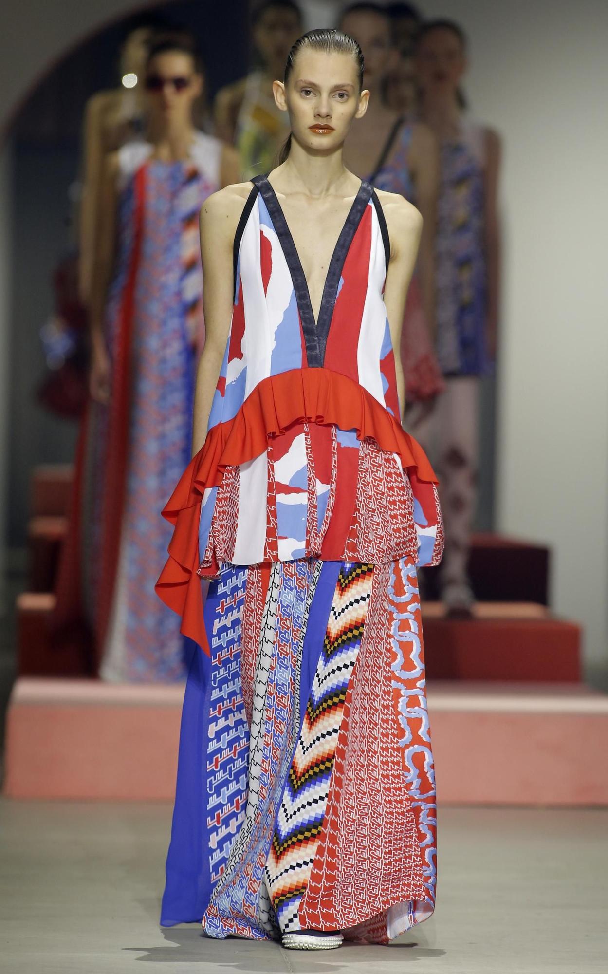 PFW: Kenzo Primavera/Verano 2016, estampado geométrico
