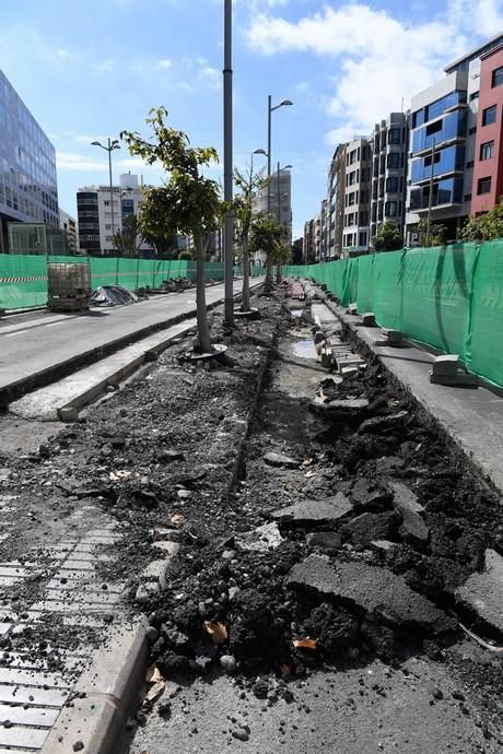 30-03-20  LAS PALMAS DE GRAN CANARIA. CIUDAD. LAS PALMAS DE GRAN CANARIA. Obras de la construcción paradas por la nueva ordenanza del Gobierno para parar el Covid-19.  Fotos: Juan Castro.