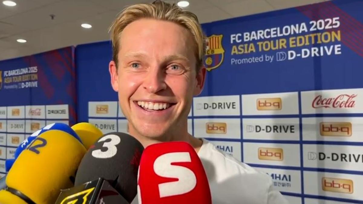 Frenkie de Jong: “Voy a renovar, tenemos que acabar de hablarlo pero voy a renovar”
