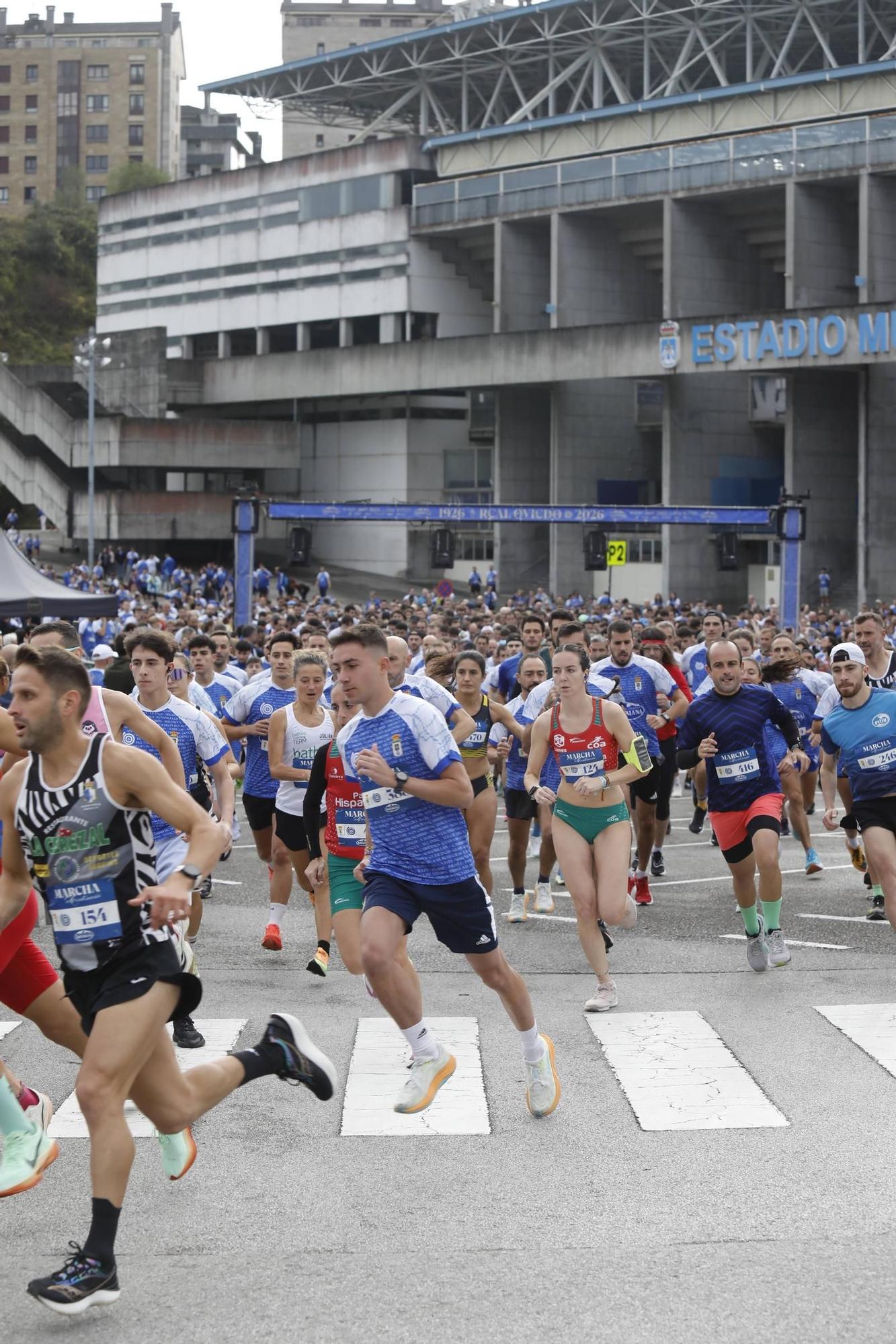 EN IMÁGENES: Así ha sido la carrera por el centenario del Real Oviedo