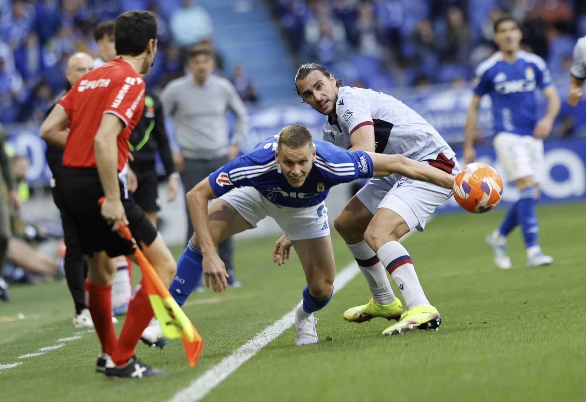 Así fue el partido entre el Oviedo y el Levante