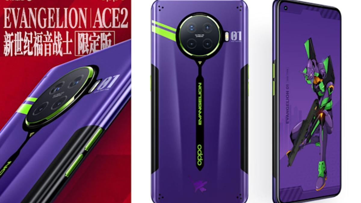 Así es el teléfono de Oppo edición Evangelion