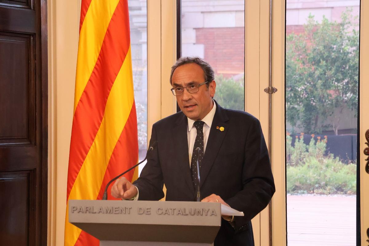 El presidente del Parlament, Josep Rull.