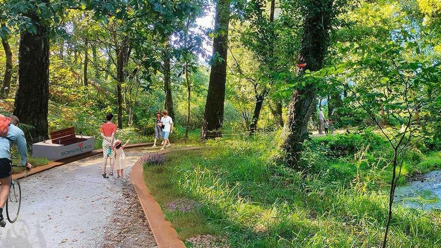 Mos inicia la ampliación de la senda fluvial del río Louro