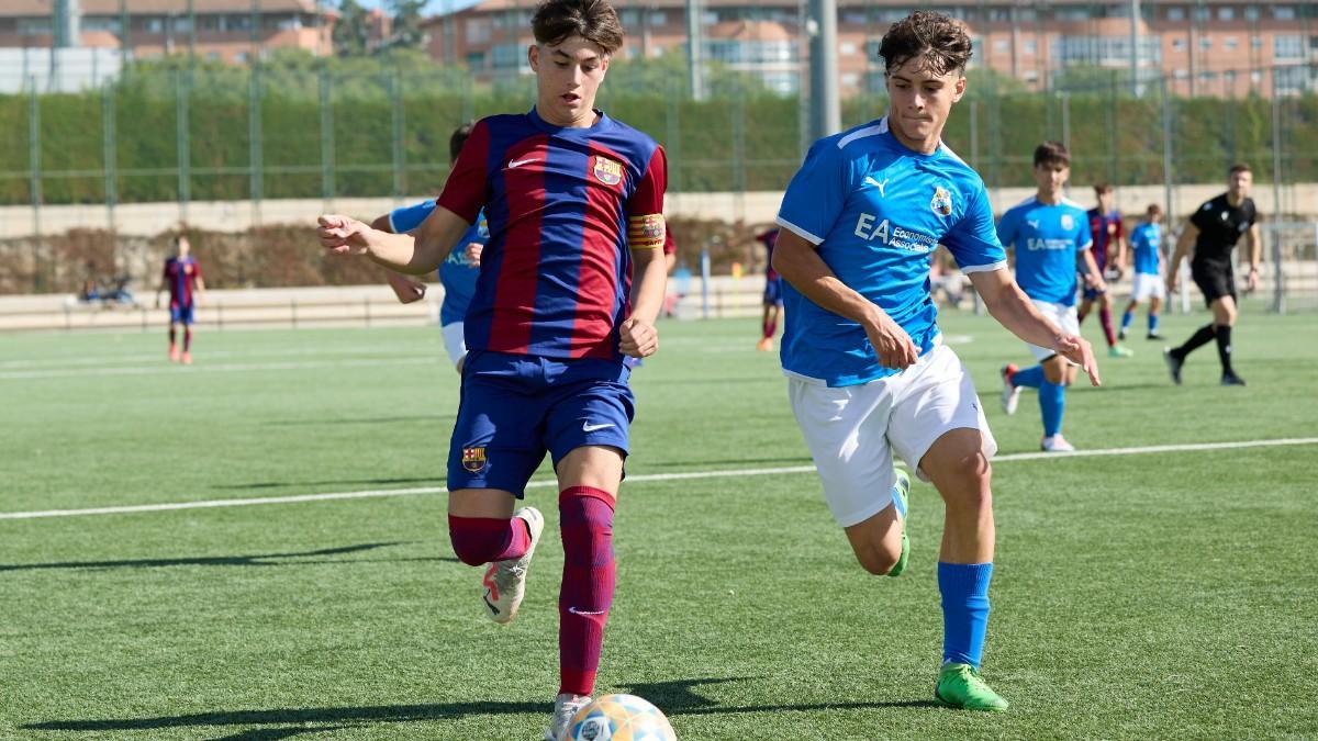 Raúl Expósito llegó al Barça en el 2016 procedente del Tibidabo Torre-Romeu