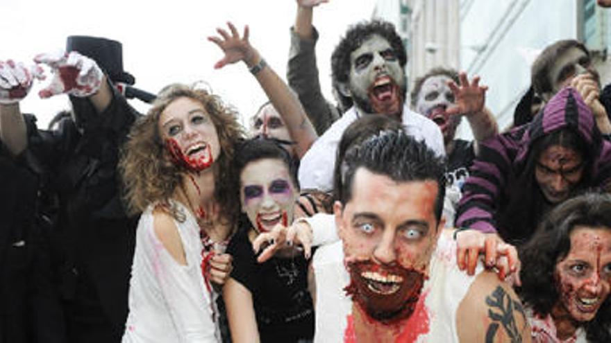 Marcha de muertos vivientes en A Coruña.