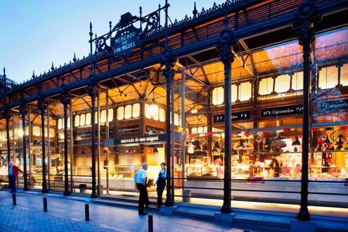 El Mercado de San Miguel es un antiguo mercado de principios del siglo XX reconvertido en un &quot;mercado gastronómico&quot;.