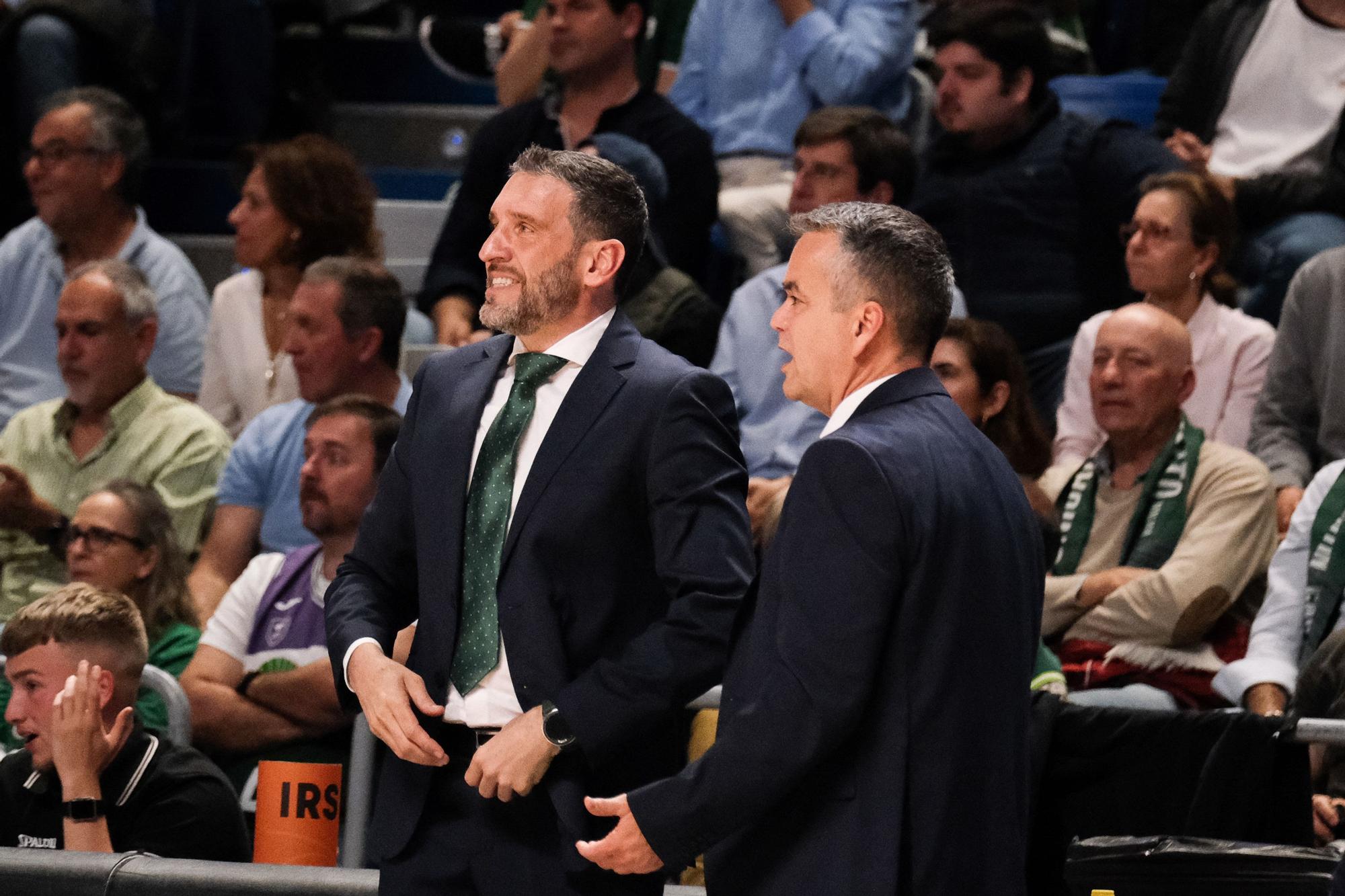 13/4/24 - Malaga - Palacio Deportes Jose Maria Martin Carpena.  Basquetbol LIGA ACB UNICAJA vs ZARAGOZA :  (Fotografía: Gregorio Marrero / La Opinion)