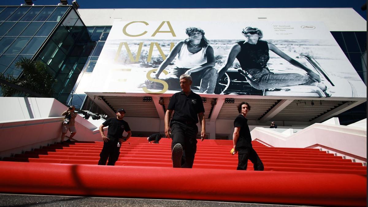 Preparatius per al festival, que avui comença i fins al 23 de maig