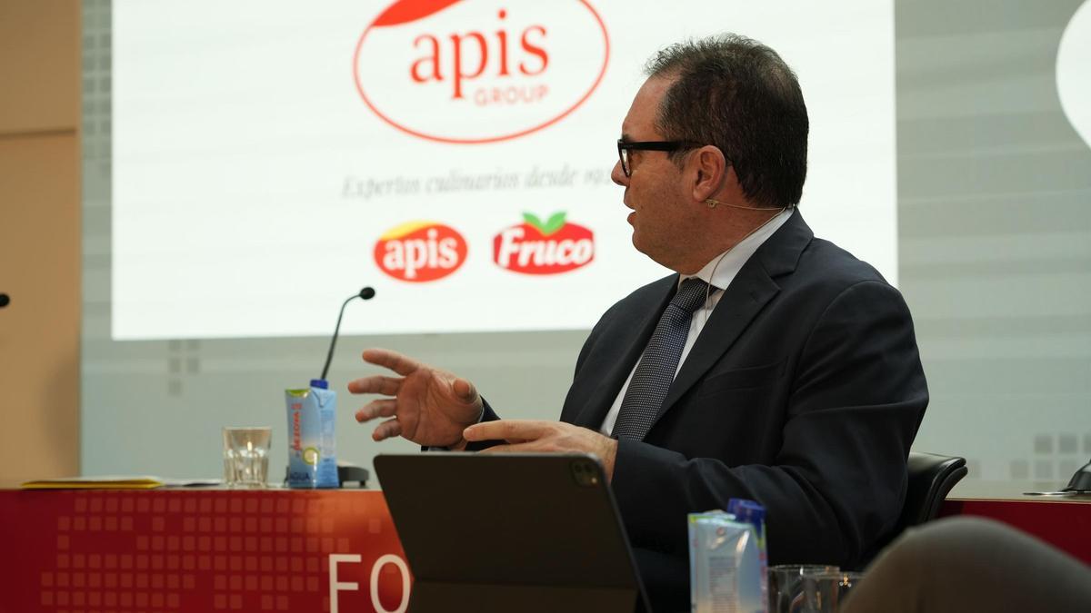 Eduardo Fernández, director general de Apis Group, en el 13º foro de la Cámara de Comercio de Ciudad Real